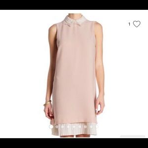 Nanette Lepore pink dress with collar